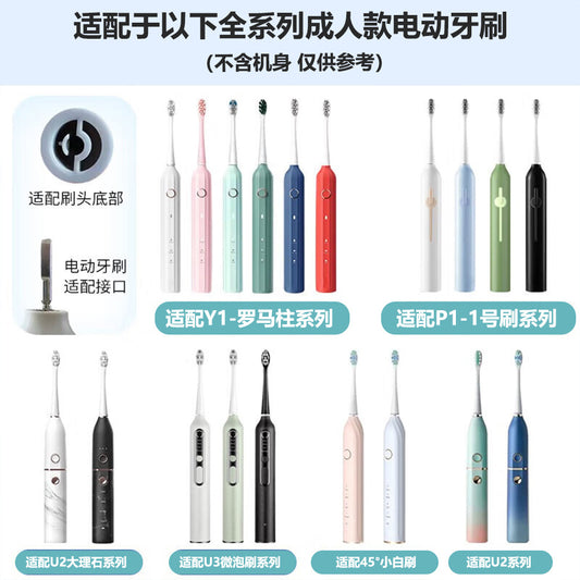 Suitable for usmile electric toothbrush head Y1/U1/U2/Y10/P10 adult universal replacement head - image 1