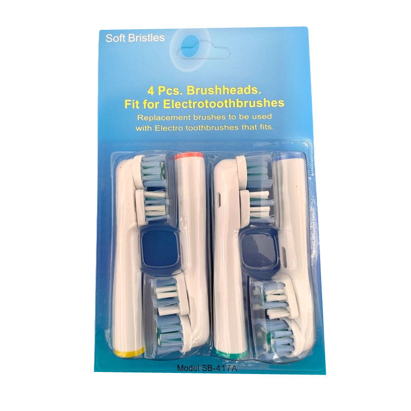 Electric Toothbrush Head Neutral Eb17/Sb-417A/Eb50A/Sb-17A Dupont Soft Bristles Replaceable Brush Head - image 4