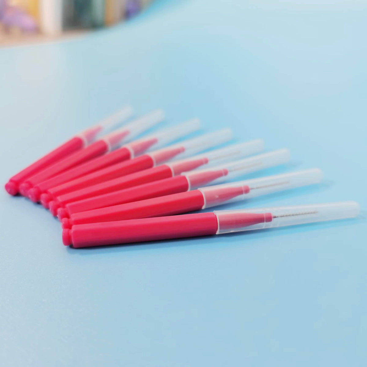 Disposable Dental Floss Sticks, Straight Interdental Brushes for Cleaning between Teeth, Wholesale Stainless Steel and Plastic Interdental Brushes - image 3