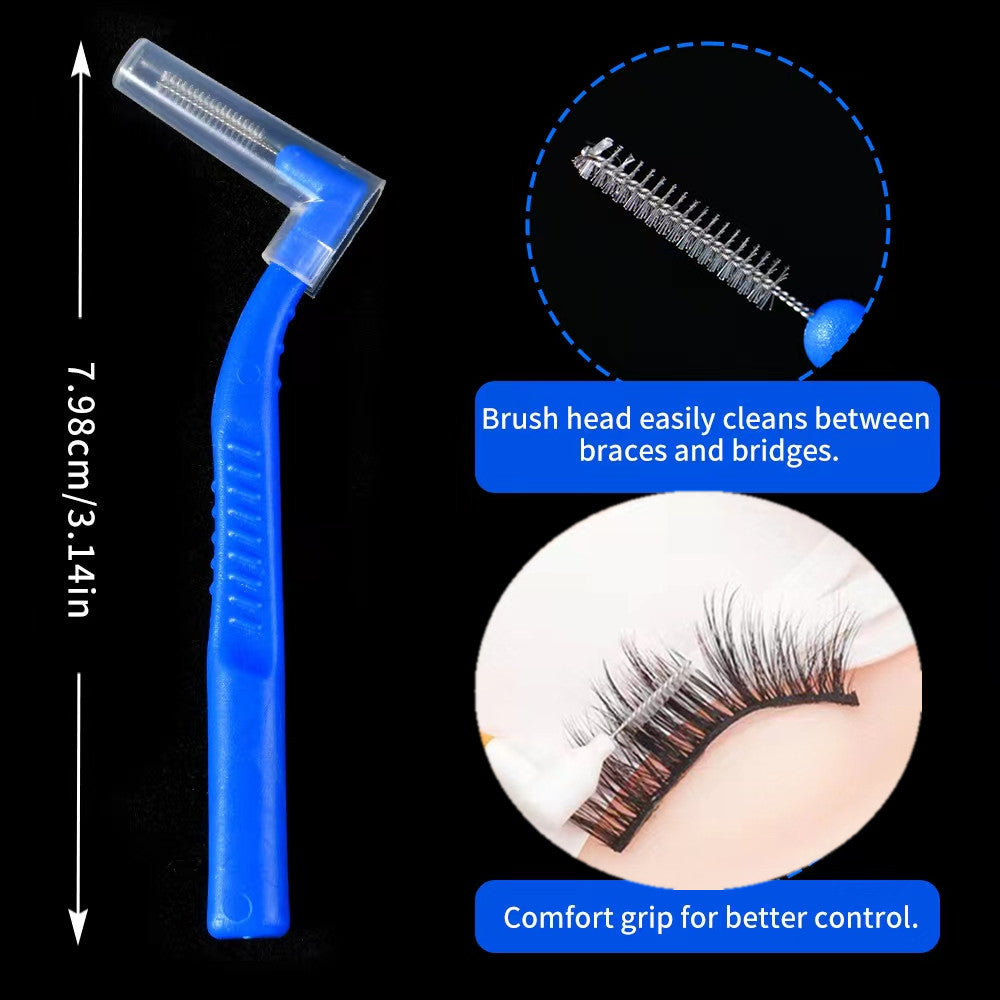 L-Shaped Interdental Brush, Gap Brush, Soft-Bristled Toothbrush, Correction Interdental Brush, Orthodontic Wisdom Toothbrush, Tooth Gap Brush - image 3