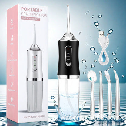 Cross-Border Amazon Electric Tooth Rinser Portable Household Tooth Water Line Rinser Oral Tooth Cleaning Toothbrush - image 3