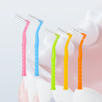 L-Shaped Interdental Brushing Gap Brush Orthodontic Toothbrush Wisdom Teeth Soft-Bristled Tooth Correction Interdental Brush Fine Toothbrush - image 1