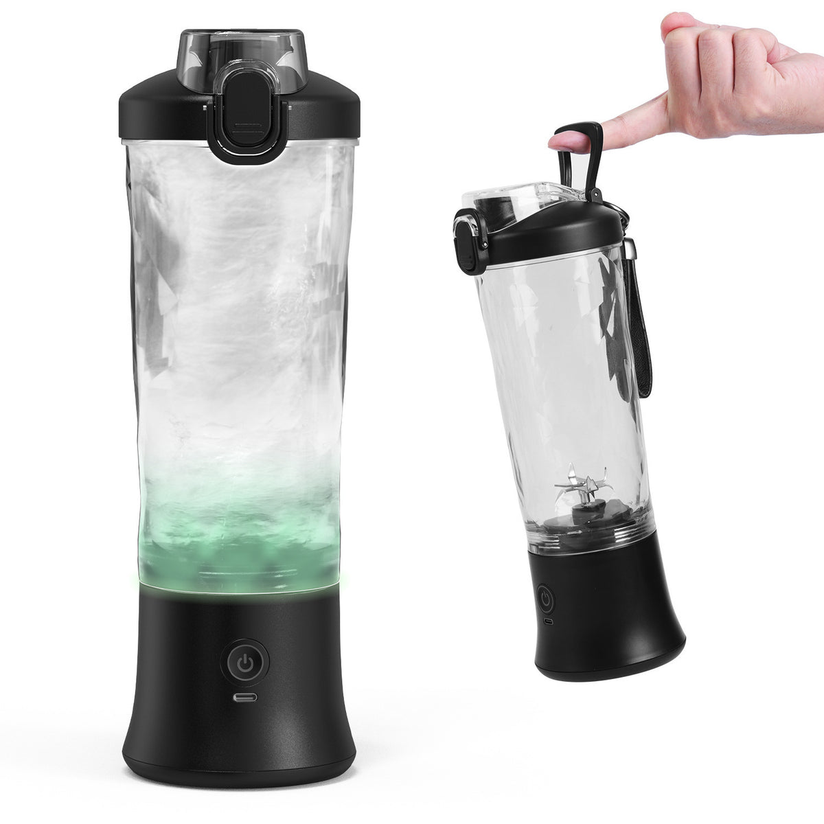 Cross-Border Popular Portable Large-Capacity 600ml Sports Fitness Mixing Cup Direct Drinking Mouth Freshly Squeezed Juice Machine Juice Cup - image 2