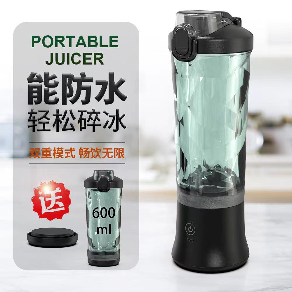 Cross-Border Popular Portable Large-Capacity 600ml Sports Fitness Mixing Cup Direct Drinking Mouth Freshly Squeezed Juice Machine Juice Cup - image 3