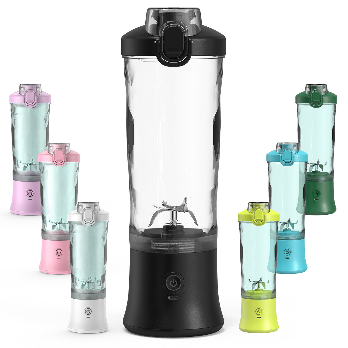 Cross-Border Popular Portable Large-Capacity 600ml Sports Fitness Mixing Cup Direct Drinking Mouth Freshly Squeezed Juice Machine Juice Cup - image 4