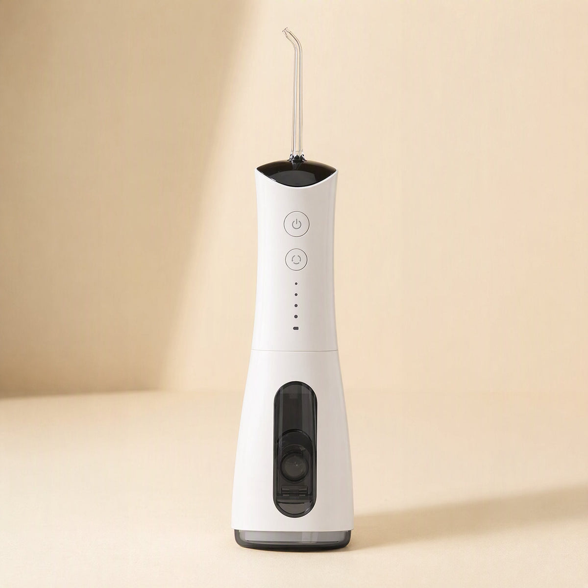 Adult household water flosser with a built-in battery and piston pump - view 5