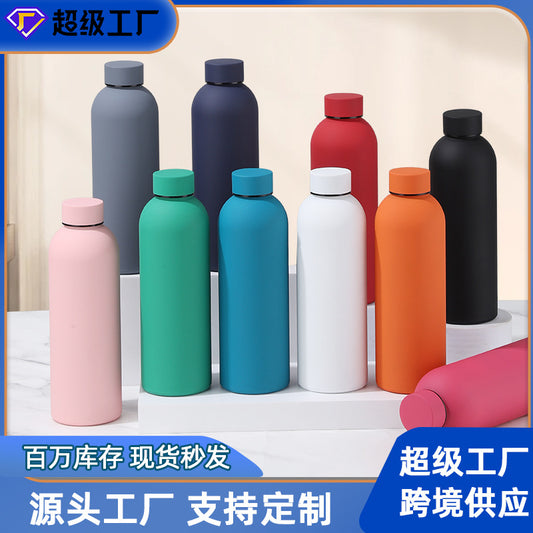 Stainless Steel Vacuum American-Style Small-Mouth Bottle Outdoor Insulated Cup Large-Capacity Sports Water Bottle Cold Water Cup Cross-Border Customization - image 1