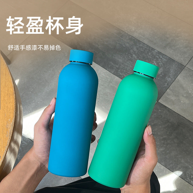 Stainless Steel Vacuum American-Style Small-Mouth Bottle Outdoor Insulated Cup Large-Capacity Sports Water Bottle Cold Water Cup Cross-Border Customization - image 3
