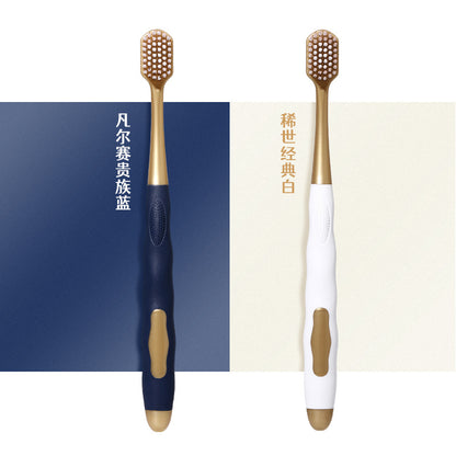 Douyin's Same Dense Silk Soft Toothbrush for Adults 6 Family Cleaning Pack to Care for Gums Ultra-Fine Soft Bristle Toothbrush Manufacturer - image 2