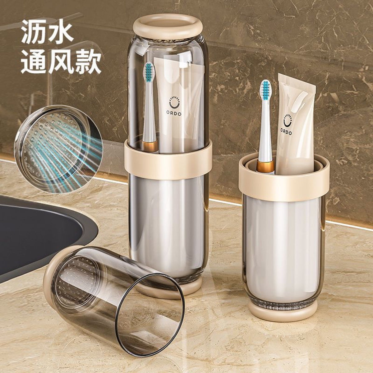 Rinsly Transparent Travel Wash Cup – view 2