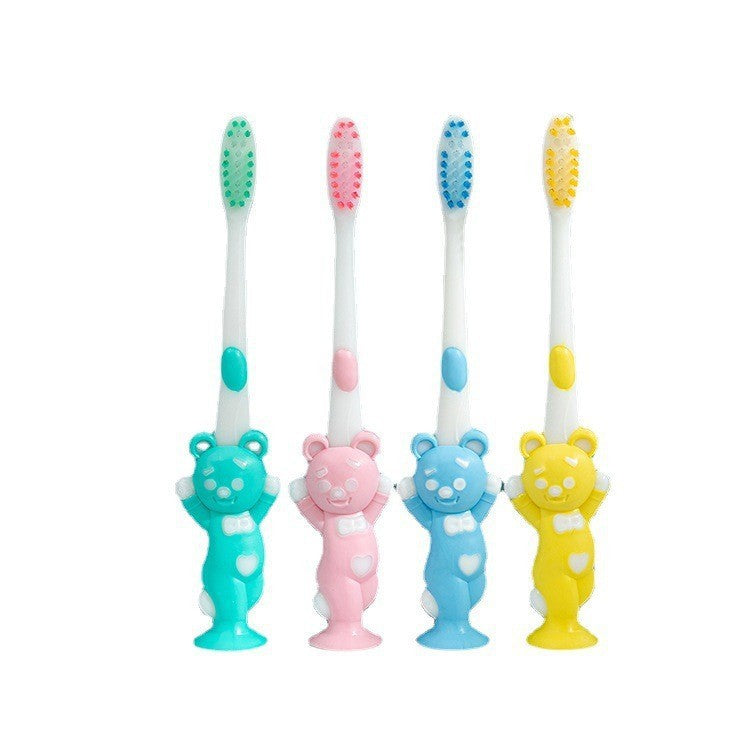 4 Pack High-grade Children's Toothbrush Soft Hair Baby's Teeth Protecting 3/12 Years Old Gum Protecting Soft Soft Soft Silk Cleaning Manual Teeth Protecting - image 5