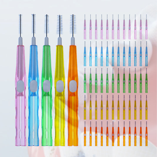 Interdental Brushes for Orthodontic Braces, 60 Pieces/Box, Special Orthodontic Care Box - image 1
