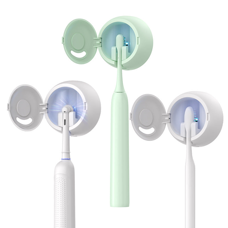Smart Sensor Toothbrush Sterilizer Box Uv Sterilization Dryer Detachable Wall-Mounted Sterilization Chamber for Bacteria Removal - image 5