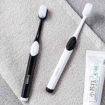 Soft Hair Toothbrush Adult Gingival Protection Nano Brush Family Pack Couple Men and Women Travel Brushing Special School Dormitory - image 2