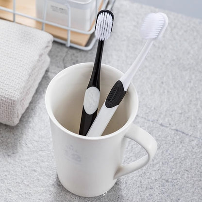 Soft Hair Toothbrush Adult Gingival Protection Nano Brush Family Pack Couple Men and Women Travel Brushing Special School Dormitory - image 3