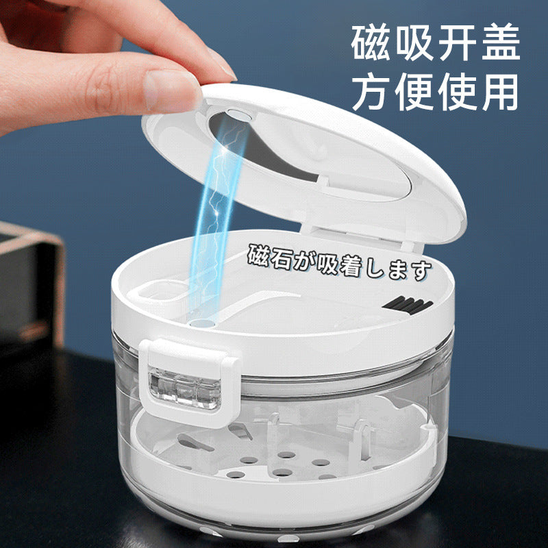 Portable Denture Portable Cleaning Box Invisible Braces Storage Box Orthodontic Holder Box Teeth Appliance - image 2
