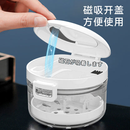 Portable Denture Portable Cleaning Box Invisible Braces Storage Box Orthodontic Holder Box Teeth Appliance - image 2