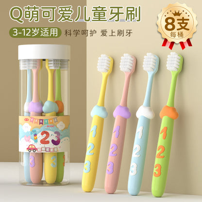 Yikou Net Children's Toothbrush Soft Bristle Toothbrush Cloud Handle 3-12 Years Old Children's Soft Bristle Toothbrush Kids Toothbrush in Stock - image 1