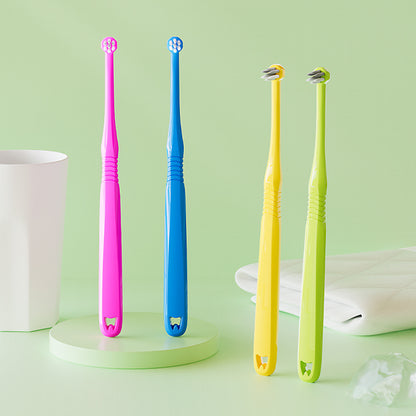 Adult Orthodontic Pointed Single Beam Toothbrush Orthodontic Teeth Brush Interdental Brush Men and Women Clean Oral Cavity - image 3