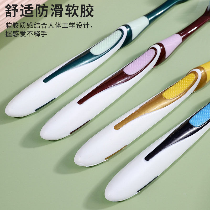 Household high-grade toothbrush wholesale filament soft bristle toothbrush adult big head toothbrush independent packaging toothbrush high density brush filament - image 3