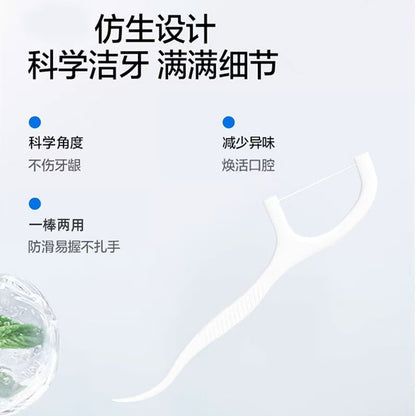 Japanese Disposable Independent Packaging Box Ultra-Fine Dental Floss for Flossing Oral Dental Gift Ready-Made Dental Floss Stick - image 4