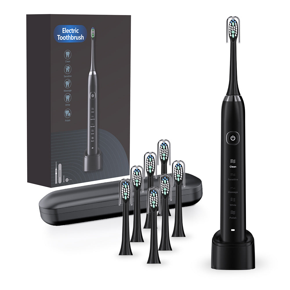 Cross-border Hot Sale 8 Brush Head Electric Toothbrush Adult Rechargeable Soft Brush Electric Toothbrush Magnetic Levitation - image 1