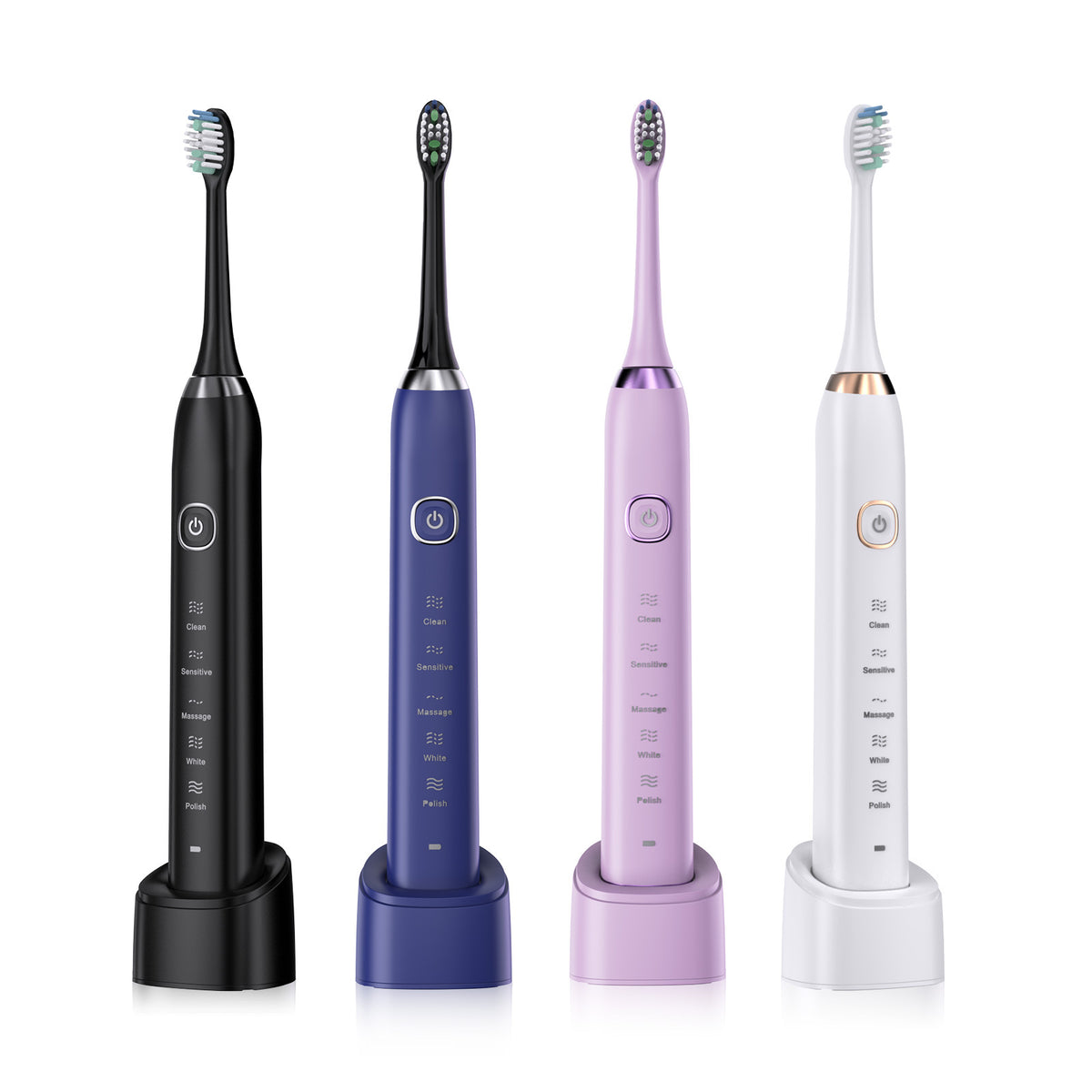 Cross-border Hot Sale 8 Brush Head Electric Toothbrush Adult Rechargeable Soft Brush Electric Toothbrush Magnetic Levitation - image 2
