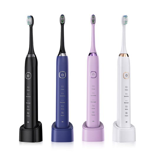 Cross-border Hot Sale 8 Brush Head Electric Toothbrush Adult Rechargeable Soft Brush Electric Toothbrush Magnetic Levitation - image 2