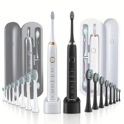Cross-border Hot Sale 8 Brush Head Electric Toothbrush Adult Rechargeable Soft Brush Electric Toothbrush Magnetic Levitation - image 5