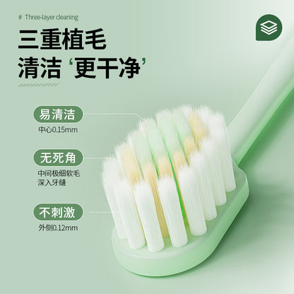 Japanese-Style Wide-Head Soft-Bristled Toothbrush 3-Pack Adult Soft Household Toothbrush with Soft Bristles for Senior Adults Starting from One Piece - image 3