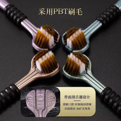 360-degree three-sided toothbrush all-round wrapped soft bristle interdental brush without dead angle 3d toothbrush children adult men and women - image 3