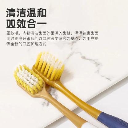 Tiktok Trending Sam's Same Style Adult Soft Wide-Head Soft Bristle Toothbrush 6-Pack Couple High-End Toothbrush Wholesale - image 4