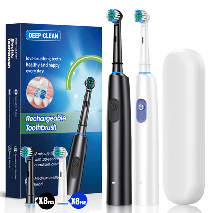 Amazon Cross-Border Electric Toothbrush with Round Head, Rotating, Fully Automatic, Sonic, Soft Bristles, Waterproof, Magnetic Levitation, Five-Speed Adjustment - image 3