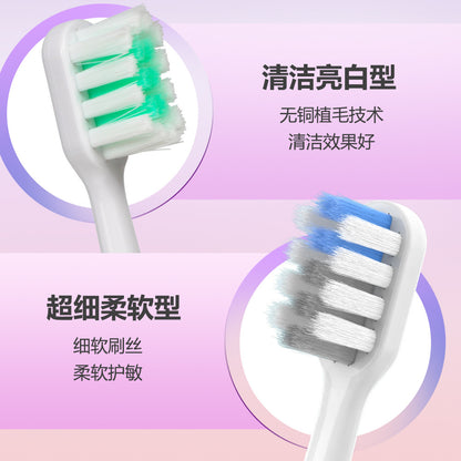Suitable for millet rice home T200/T200C sonic electric toothbrush head MES606 replacement soft brush head - image 2