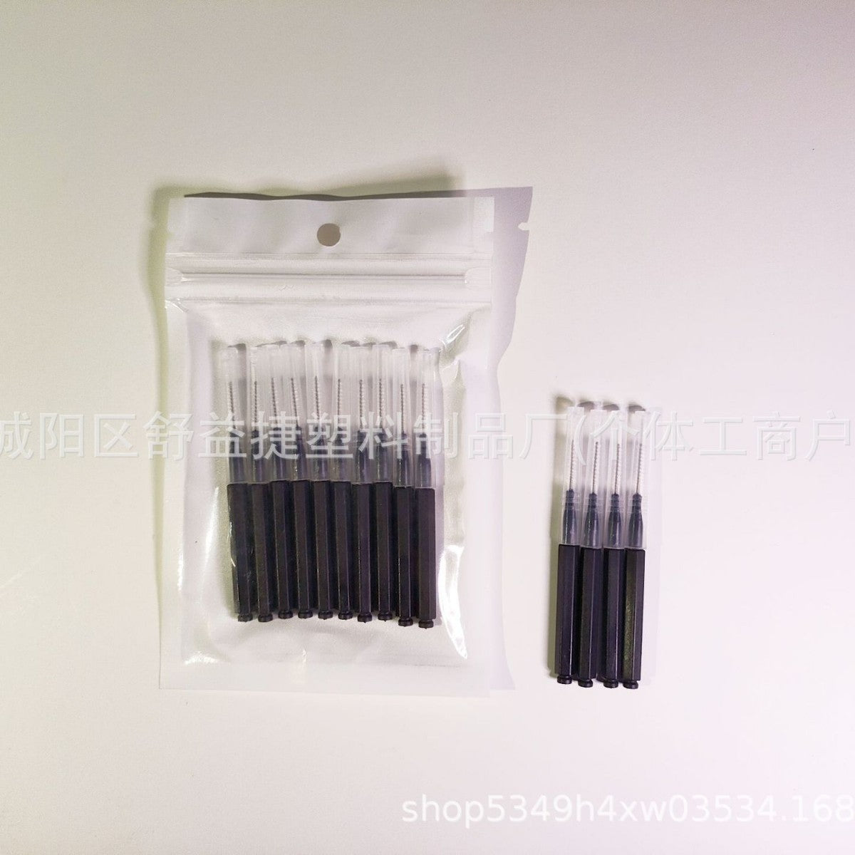10 Pieces/Bag Pencil-Shaped Interdental Brushes Direct from the Manufacturer, Interdental Brushes with Dust-Proof Cover, Beauty Brushes - image 4