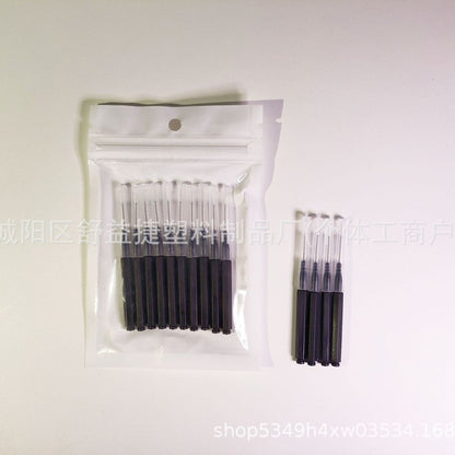 10 Pieces/Bag Pencil-Shaped Interdental Brushes Direct from the Manufacturer, Interdental Brushes with Dust-Proof Cover, Beauty Brushes - image 4