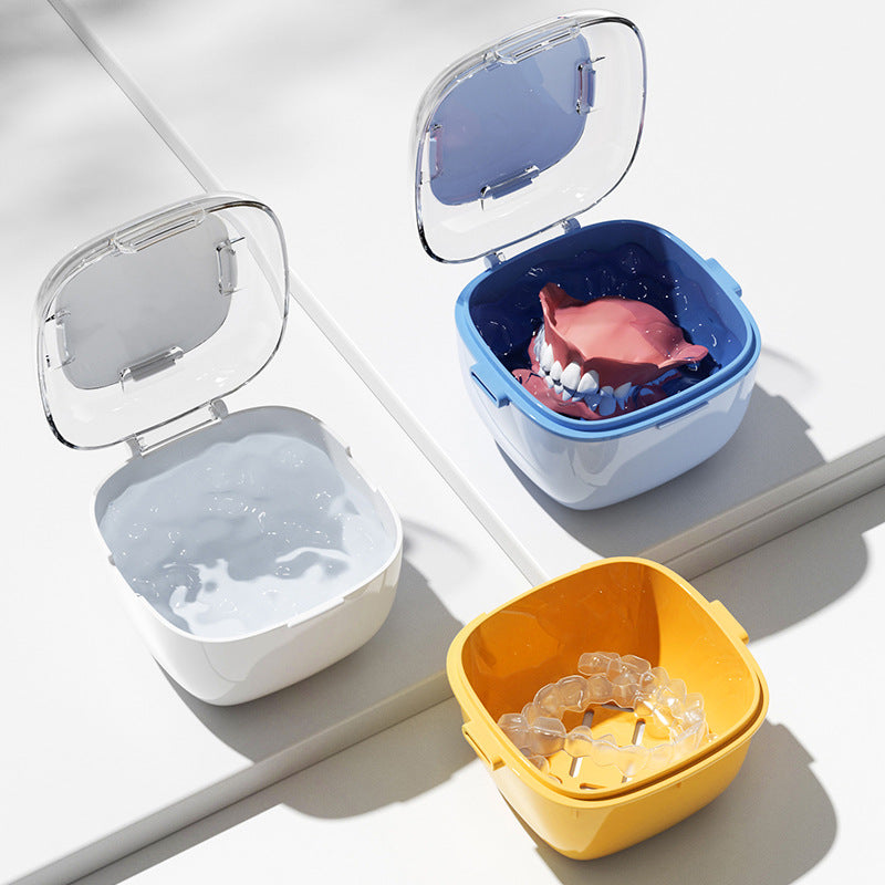 Invisible Braces Storage Box Teeth Appliance Storage Box Portable Denture Storage Box Elderly Dental Storage Box - image 4