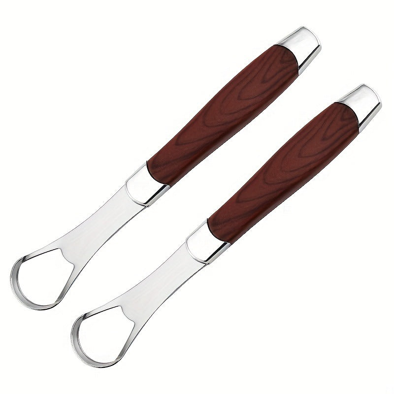 Tongue cleaner tongue cleaner stainless steel wood grain tongue scraper tongue brush oral cleaning tool can be used instead of hair - image 5