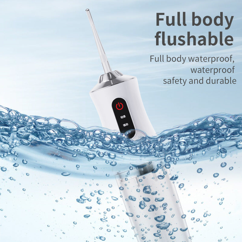 Foreign Trade Portable Household Tooth Cleaner Pulse Water Flosser Dental Oral Care Electric Tooth Rinser Cross-Border Hot Model - image 2