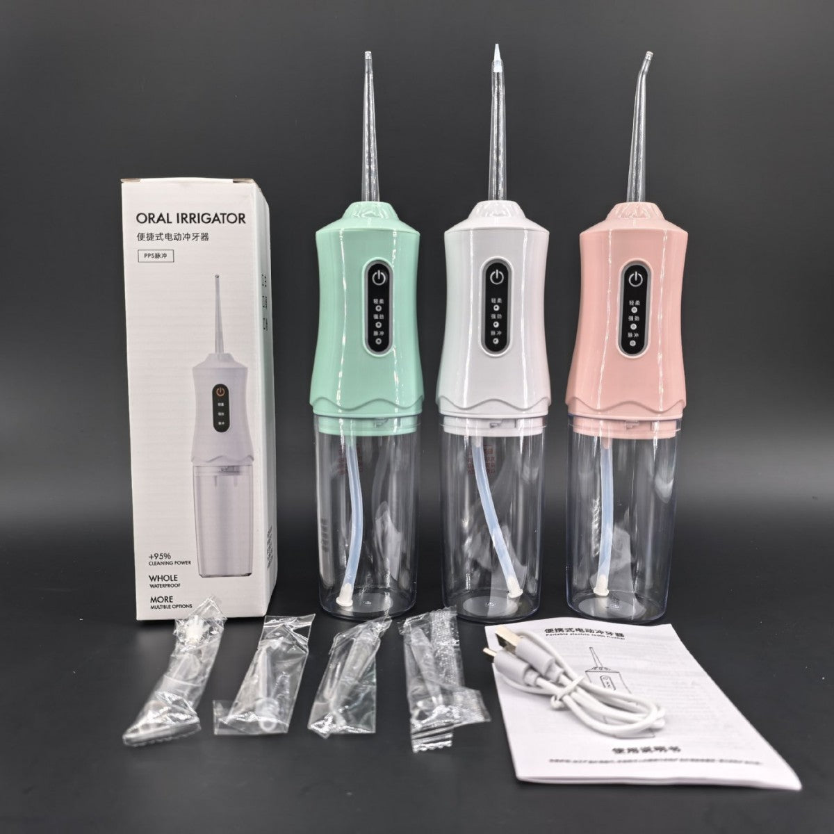Foreign Trade Portable Household Tooth Cleaner Pulse Water Flosser Dental Oral Care Electric Tooth Rinser Cross-Border Hot Model - image 5