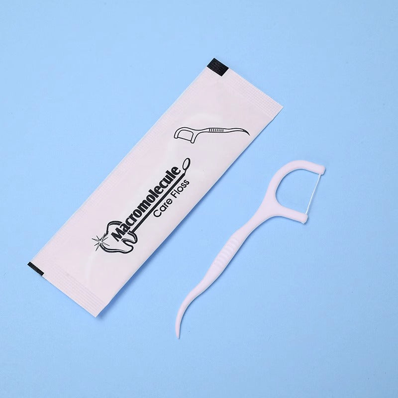 100 Bulk Dental Floss Wholesale Bag Separate Packaging Polymer Dental Floss Home Plastic Toothpick Dental Floss - image 4