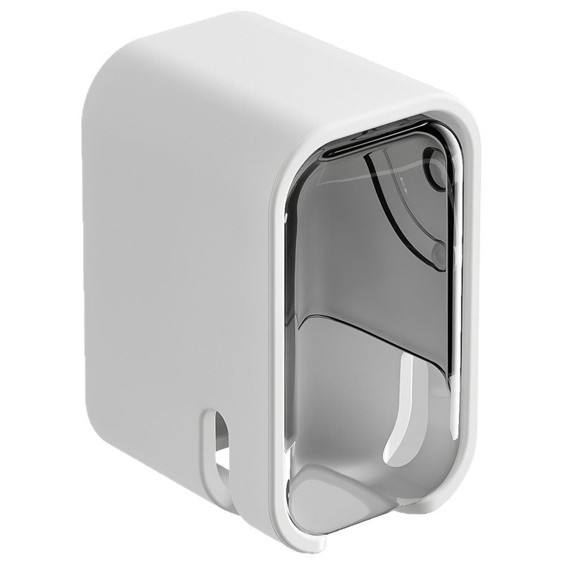 2025 new simple toothbrush rack with lid dust-proof wall-mounted toothbrush rack for electric toothbrush rack - image 5