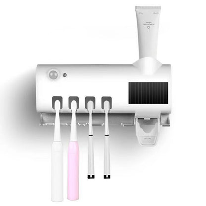 Cross-Border Smart Toothbrush Sterilizer, Toothbrush Holder, Ultraviolet Multifunctional Toothbrush Box, Toothpaste Dispenser, Toothbrush Organizer - image 4