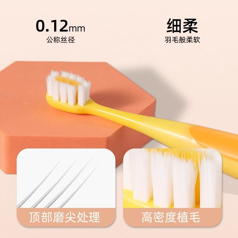 Children's Toothbrush Ten Thousand Hair Soft Hair Toothbrush for 2-12 Years Old Baby Cute Cartoon Dinosaur Design Cleaning Gum Protection - image 2