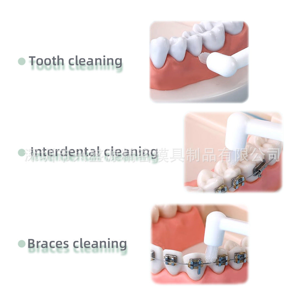 Interdental Brush Single-Tuft Toothbrush Round Head Small Head Soft Bristles Interdental Brush Adult Toothbrush - image 3
