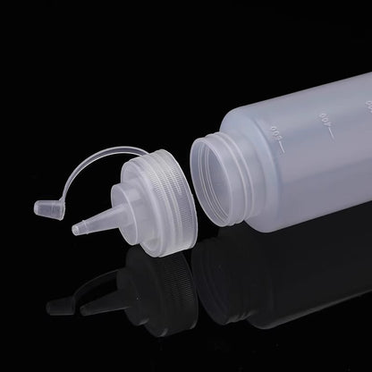 Extrusion Sauce Bottle Tomato Salad Sauce Plastic Pointed Mouth Extrusion Pot Commercial Oil Pot Household Sauce Sauce Seasoning Bottle - image 4