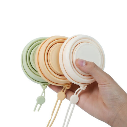 Folding Cup Travel Gargle Cup Silicone Outdoor Retractable Travel Portable Toothbrush Cup Compression Cup - image 5