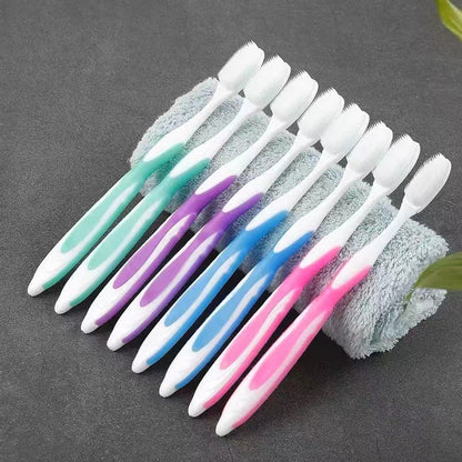 Nano Toothbrush Soft Bristles Adult Household High-End Silicone Individually Packaged Toothbrush Ultra-Fine Filament Cleaning Antibacterial Toothbrush - image 4