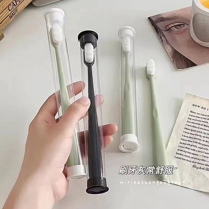 Micro-nano Wanmao Toothbrush Soft Hair Ultra-fine Postpartum Confiner Adult Household Combination Independent Gingival Protection Toothbrush Extra Soft - image 1