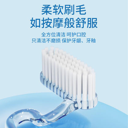 S-Shaped Vertical Toothbrush for Adults and Men, Special-Shaped Soft-Bristled Tooth Gap Cleaning and Gum Protection T-Shaped Toothbrush Oral Brushing 415 - image 3